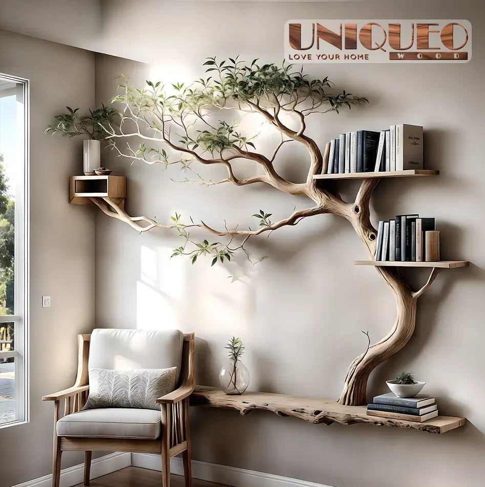 TREE SHAPE BOOKSHELF – PERFECT CHOICE FOR HOTEL APARTMENT ROOMS