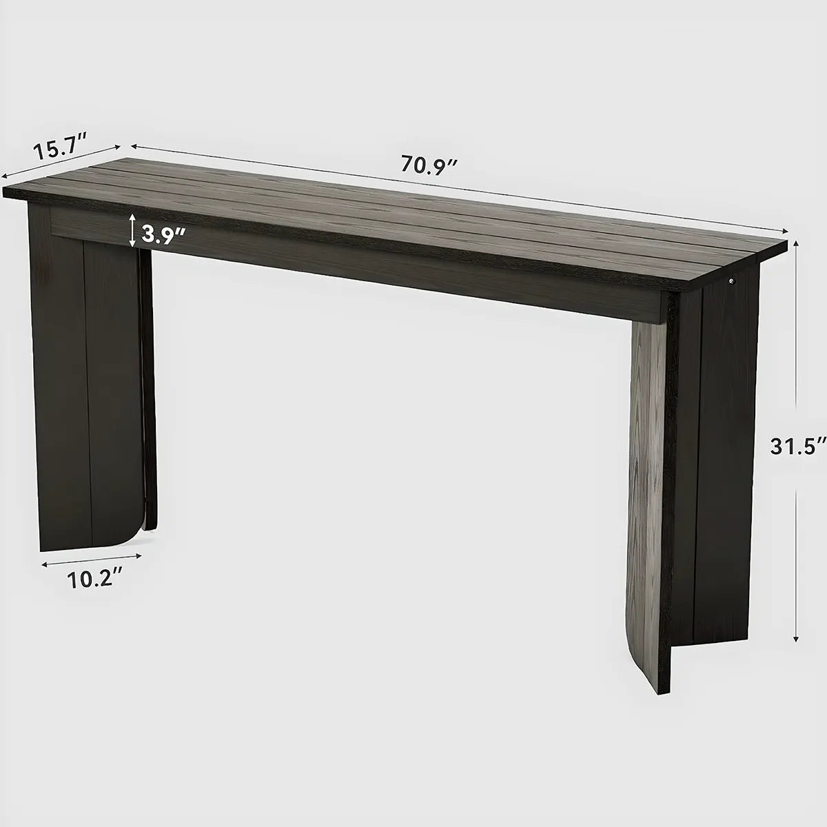 70.9″ Extra Long Console Table – Sofa Back Design, Multi-Color, Industrial Style