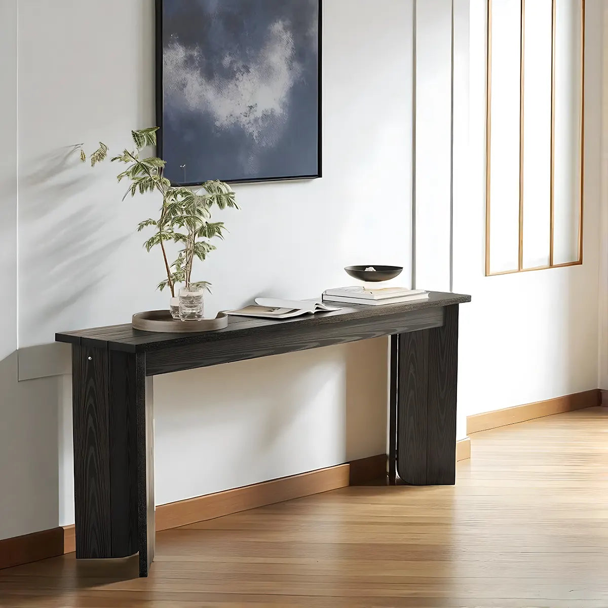 70.9″ Extra Long Console Table – Sofa Back Design, Multi-Color, Industrial Style