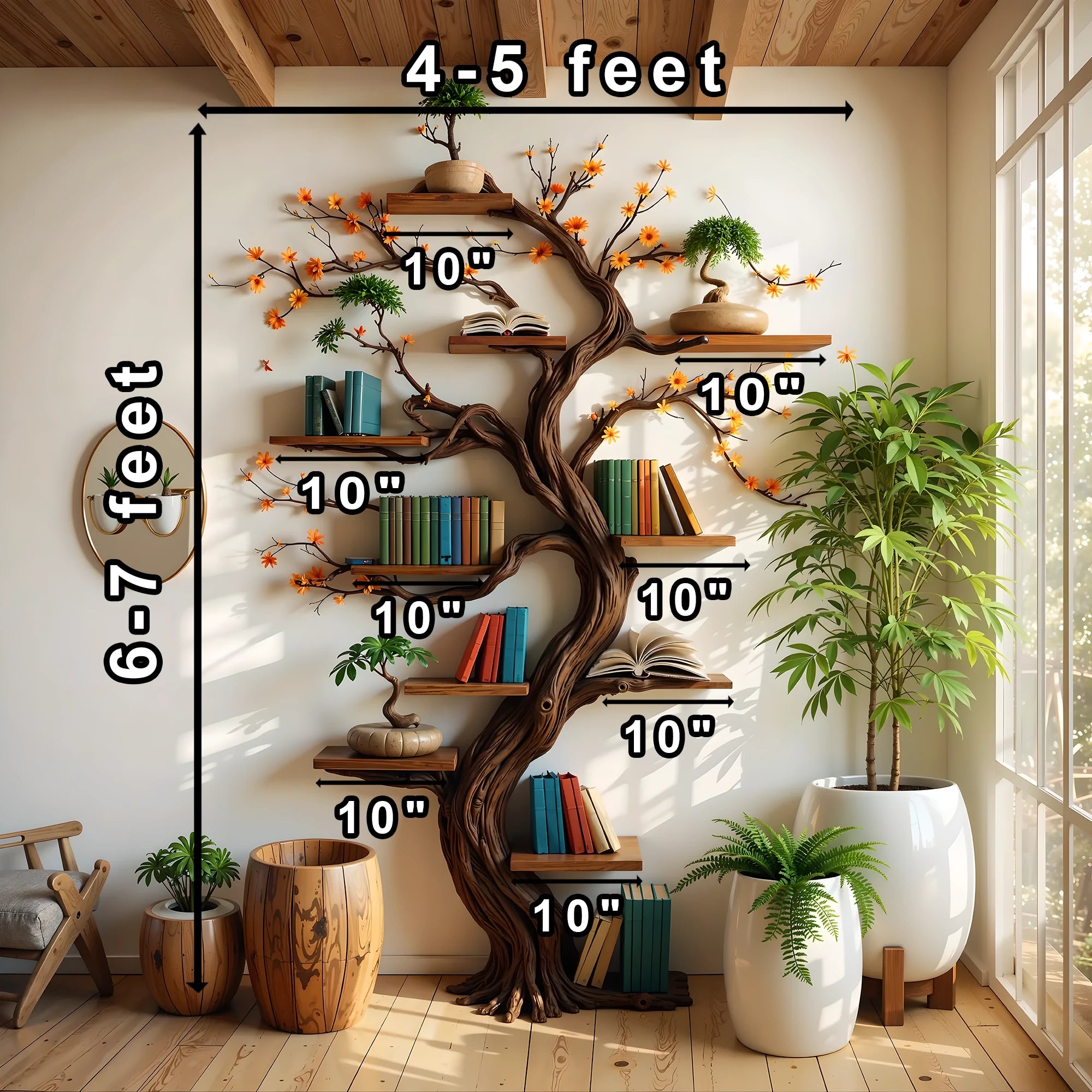 Book Tree Shelf – Organize Your Collection with Style