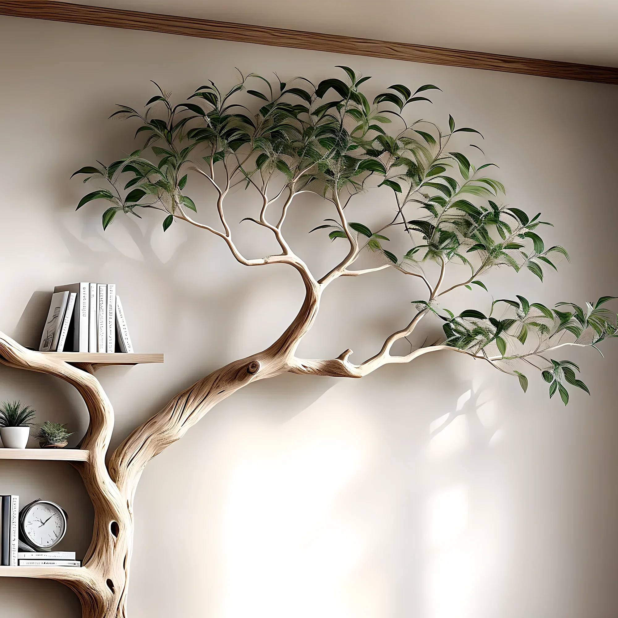 Children's bookcases, wall-mounted decorative bookcases