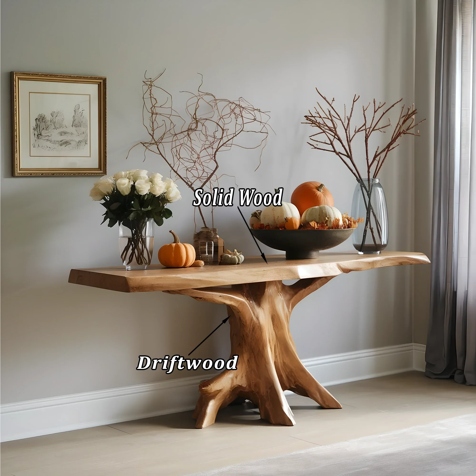 Handcrafted Entry Table - The Sophisticated Space Organization Solution