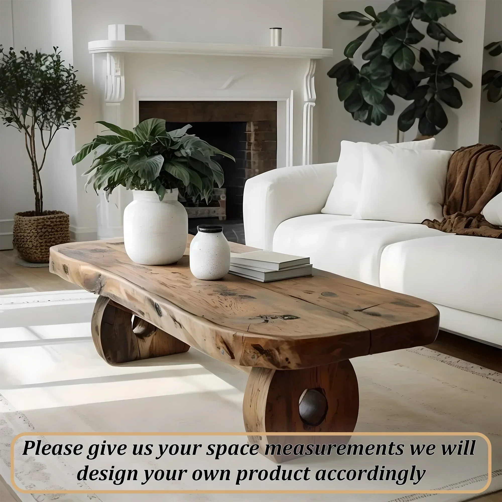 New generation solid wood coffee table