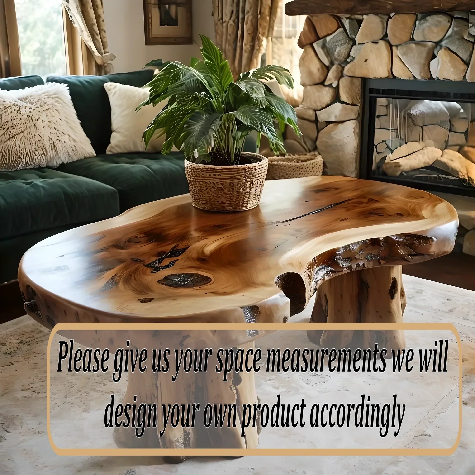 rustic tea table, solid wooden tea table