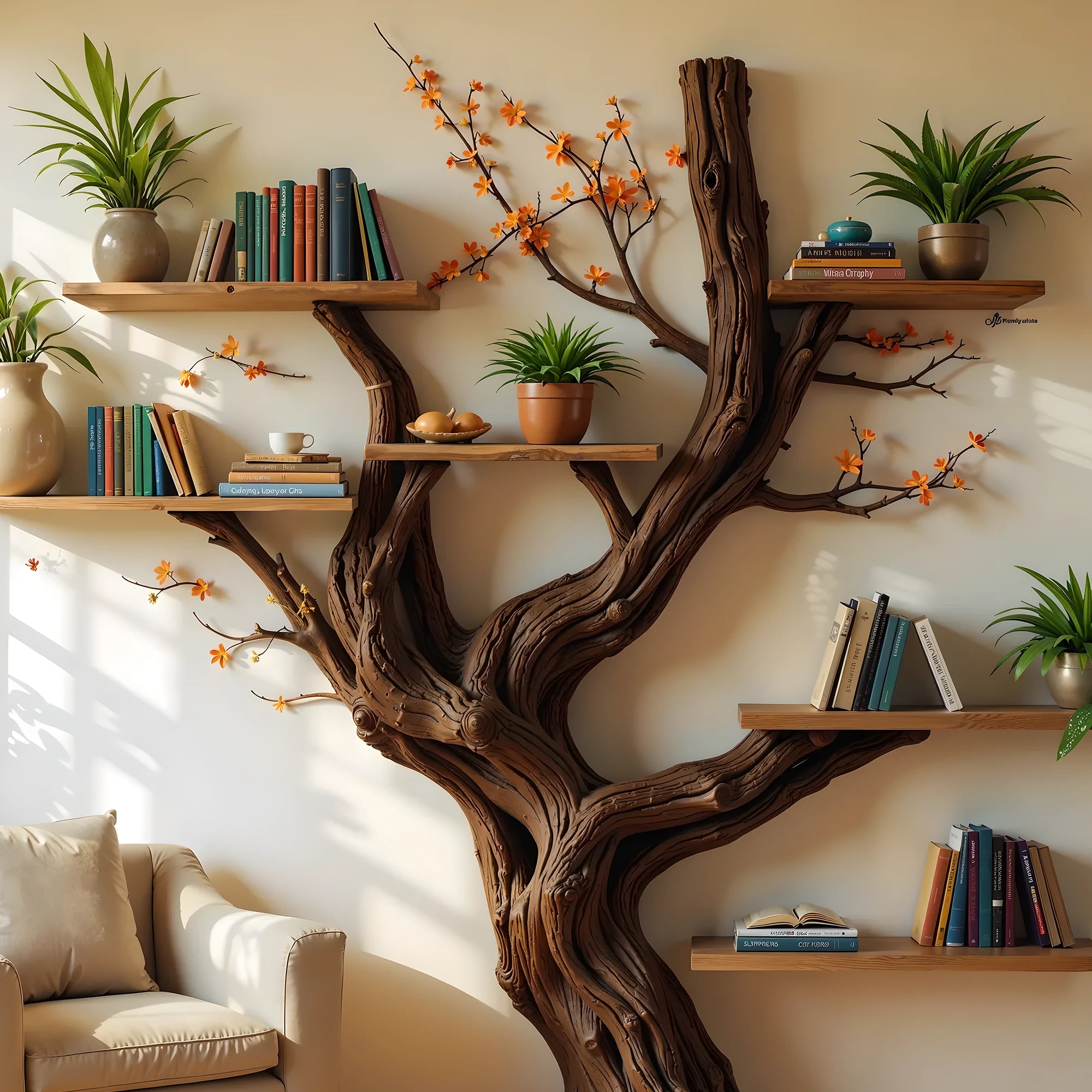 Unique Tree Bookshelf – A Perfect Gift for Book Lovers .