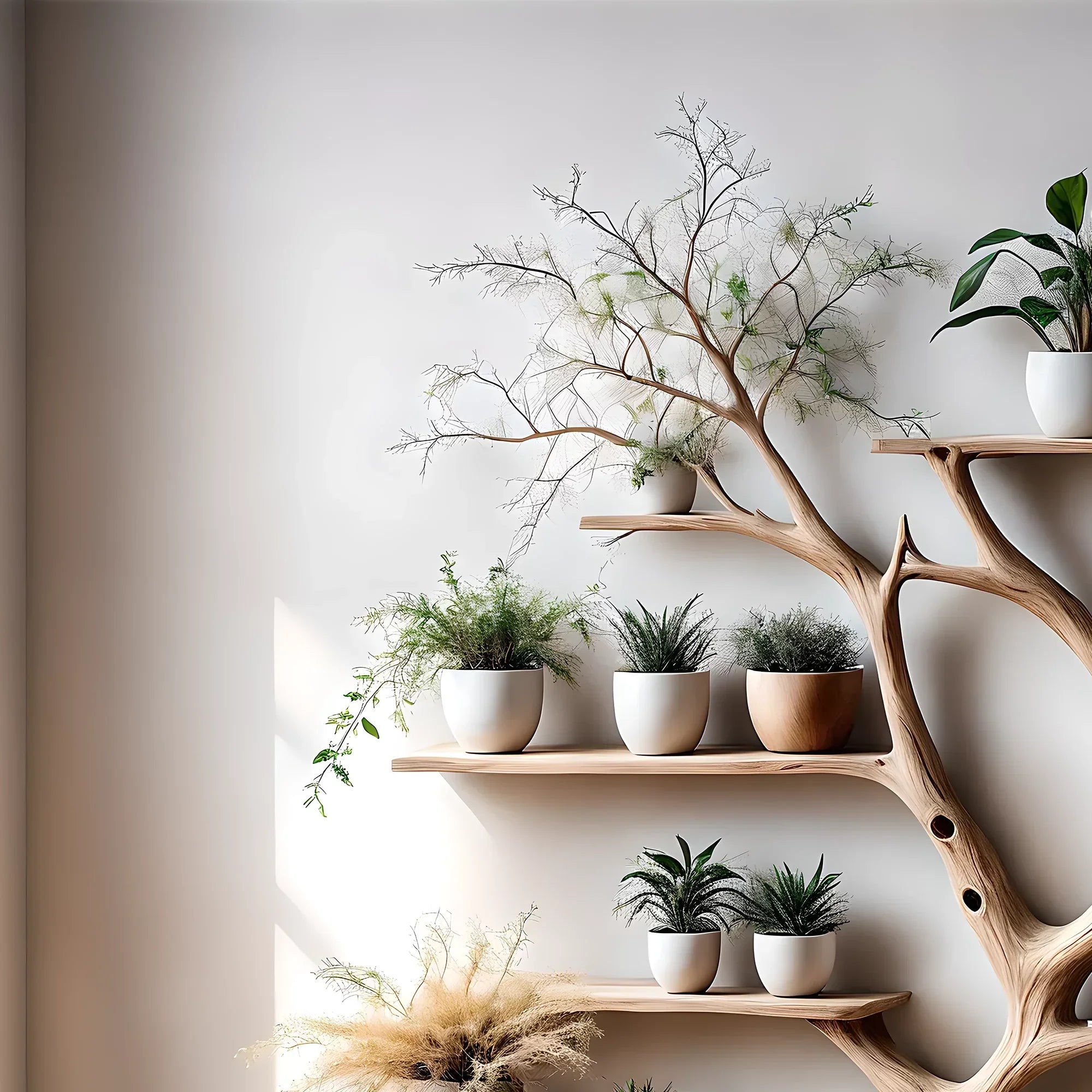 bookshelf, decorative shelf, tree shaped bookshelf, children's room shelf