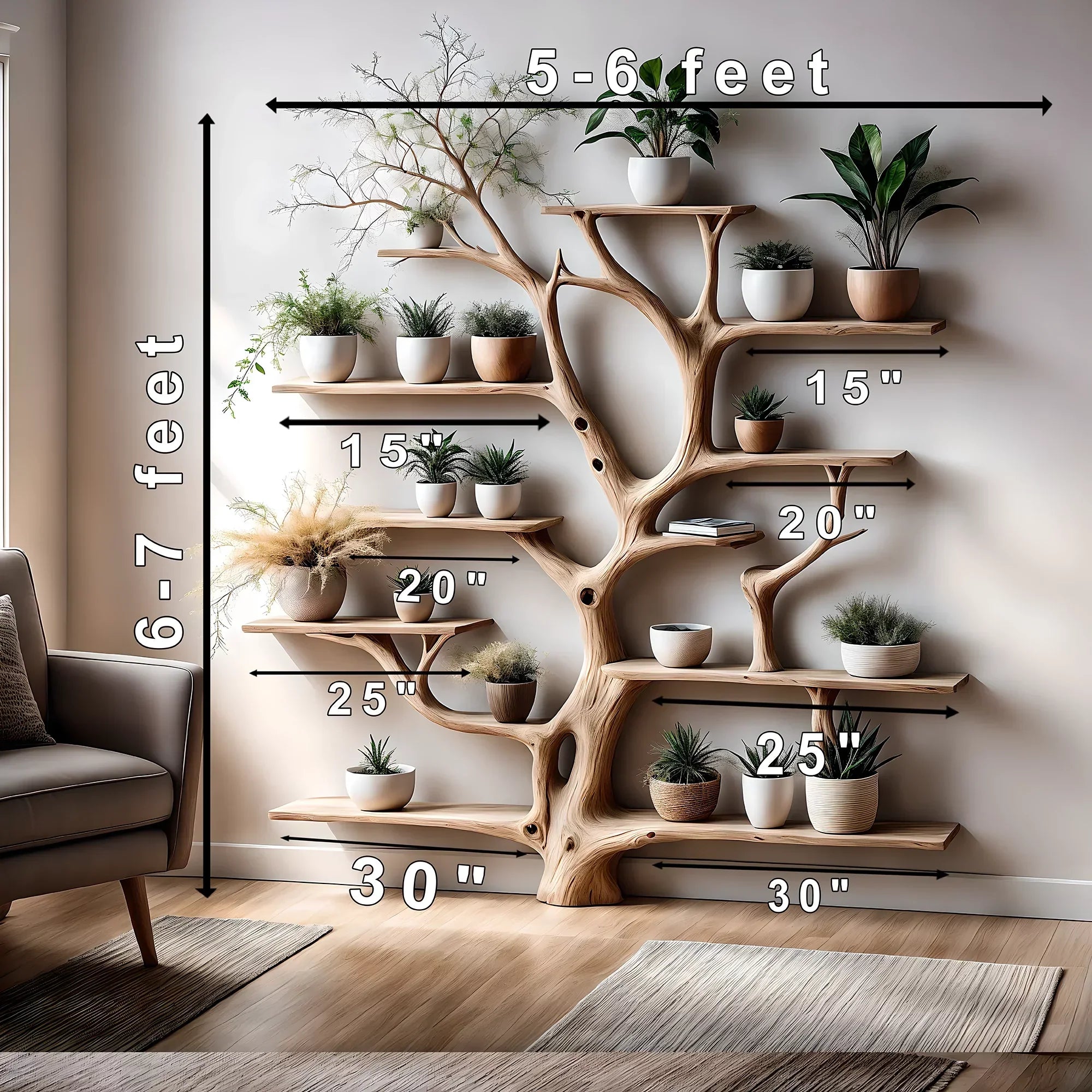 bookshelf, decorative shelf, tree shaped bookshelf, children's room shelf