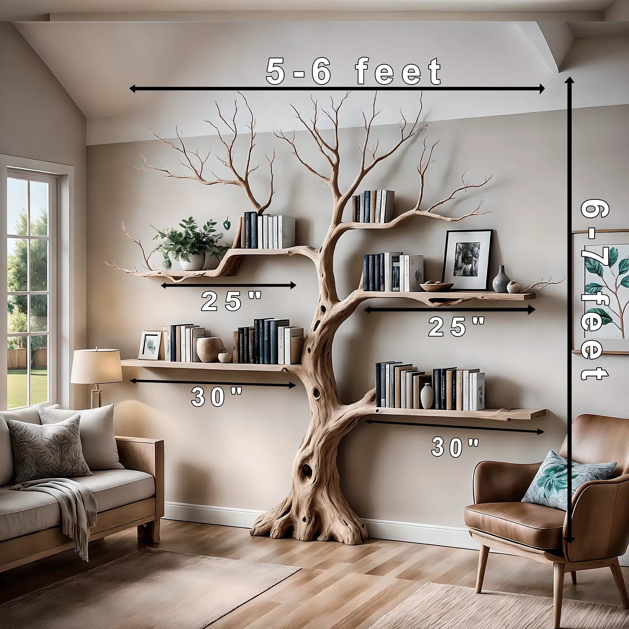 solid wood bookshelf, farm bookshelf, library bookshelf