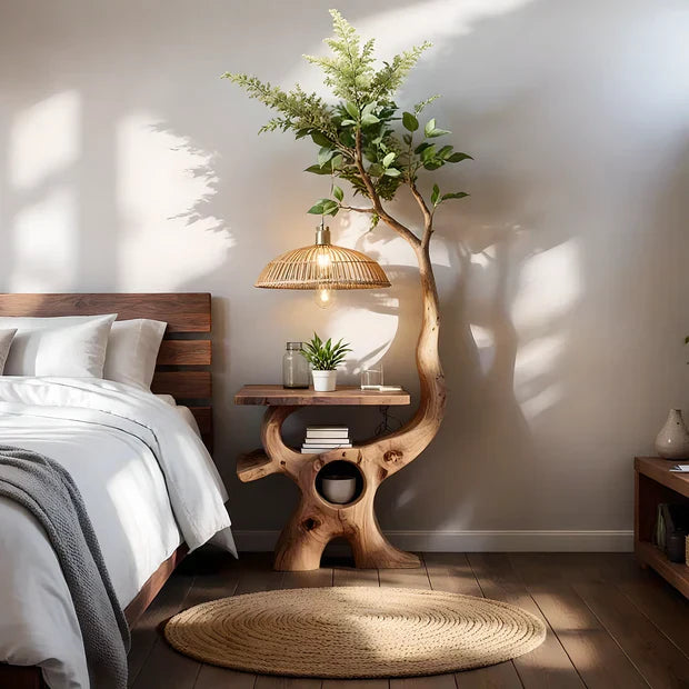 Tree Bedside Table: Unique, Convenient & Sophisticated Design for the Bedroom
