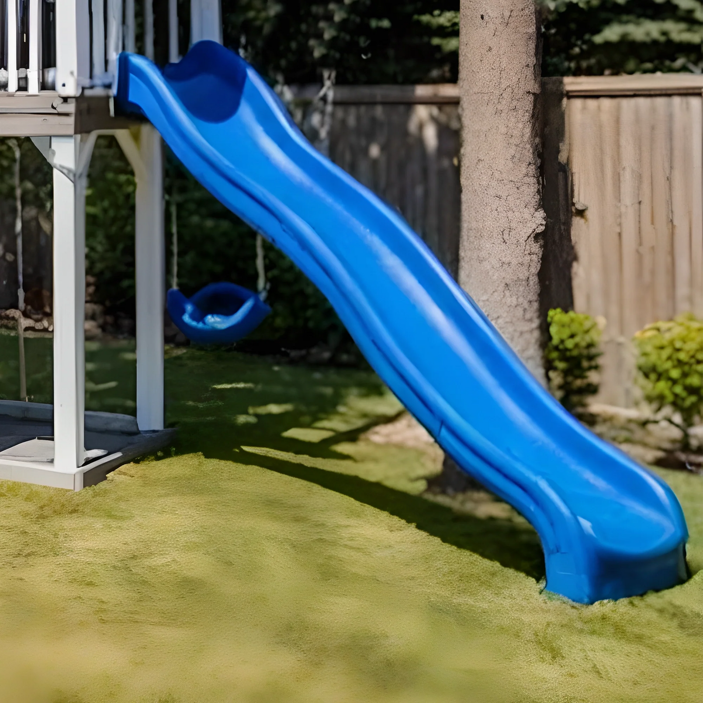 Backyard Swing Set with Playhouse & Dual Slides – Safe Outdoor Fun for Kids