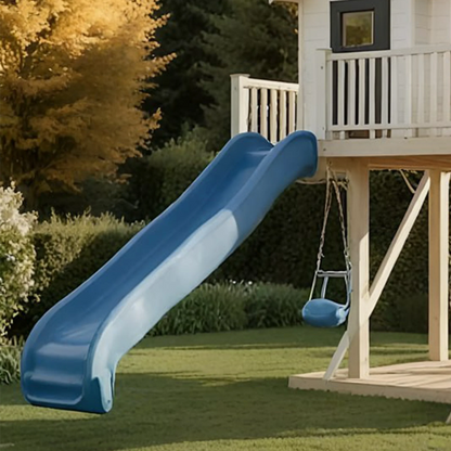 Outdoor Wooden Swing Playset with Slide & Sandbox – Durable Backyard Playground