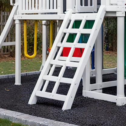 Kids Outdoor Swing Set with Playhouse, Slides & Climbing Ladder – Backyard Fun