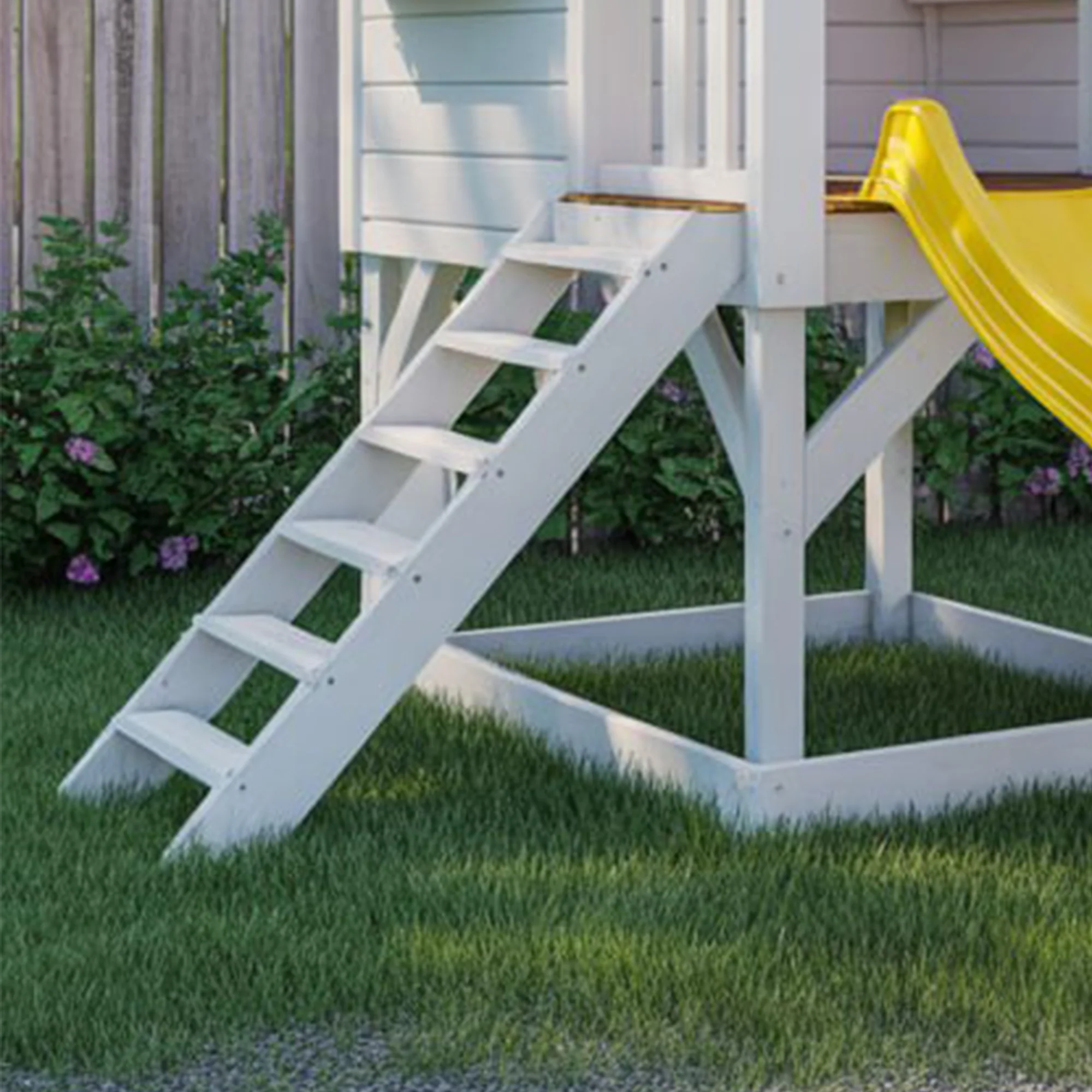 Backyard Adventure Playhouse – Kids Outdoor Swing & Slide Set
