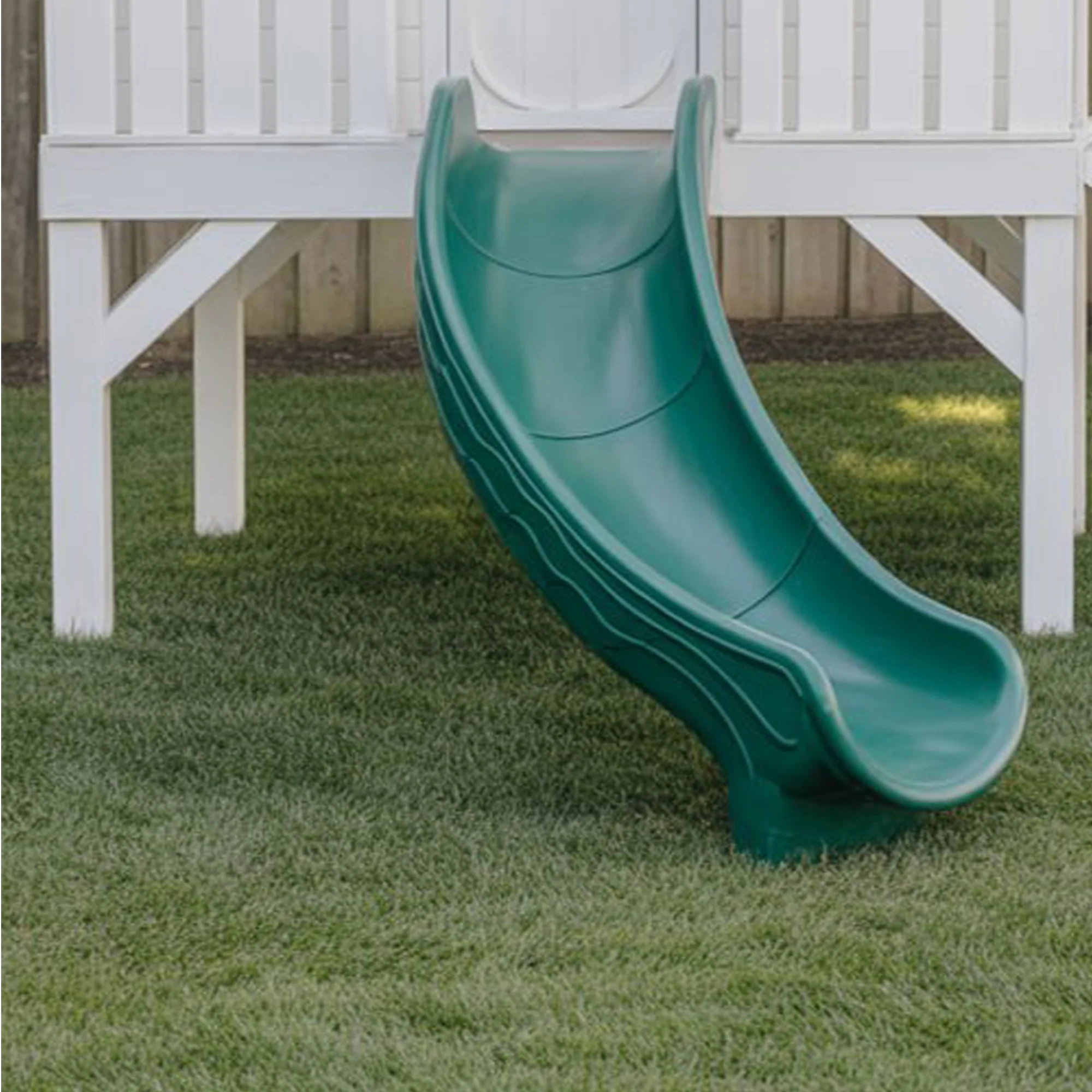 Deluxe Wooden Playhouse with Slide & Swing – Outdoor Kids Activity Set, 22x12x9 ft
