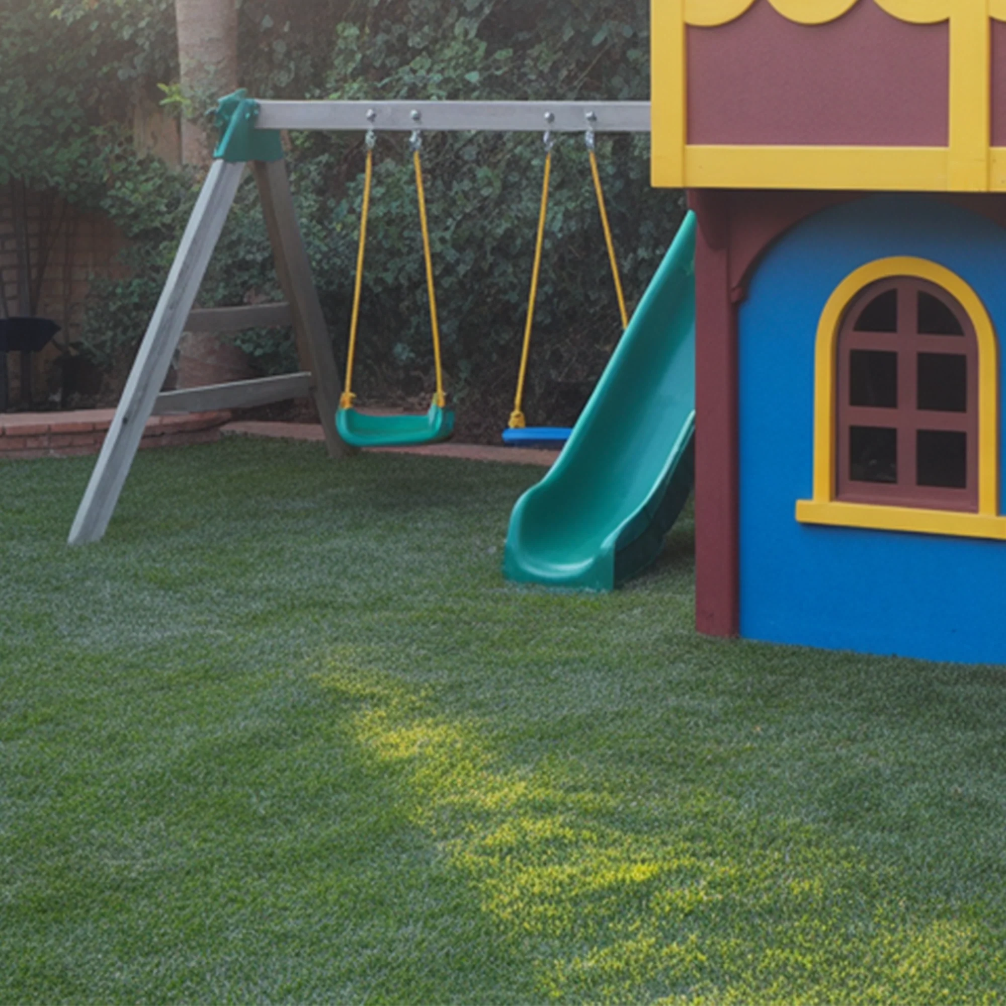 Wooden Castle Playhouse with Tower & Slides | Luxury Outdoor Playground with Swings for Kids Backyard Adventure