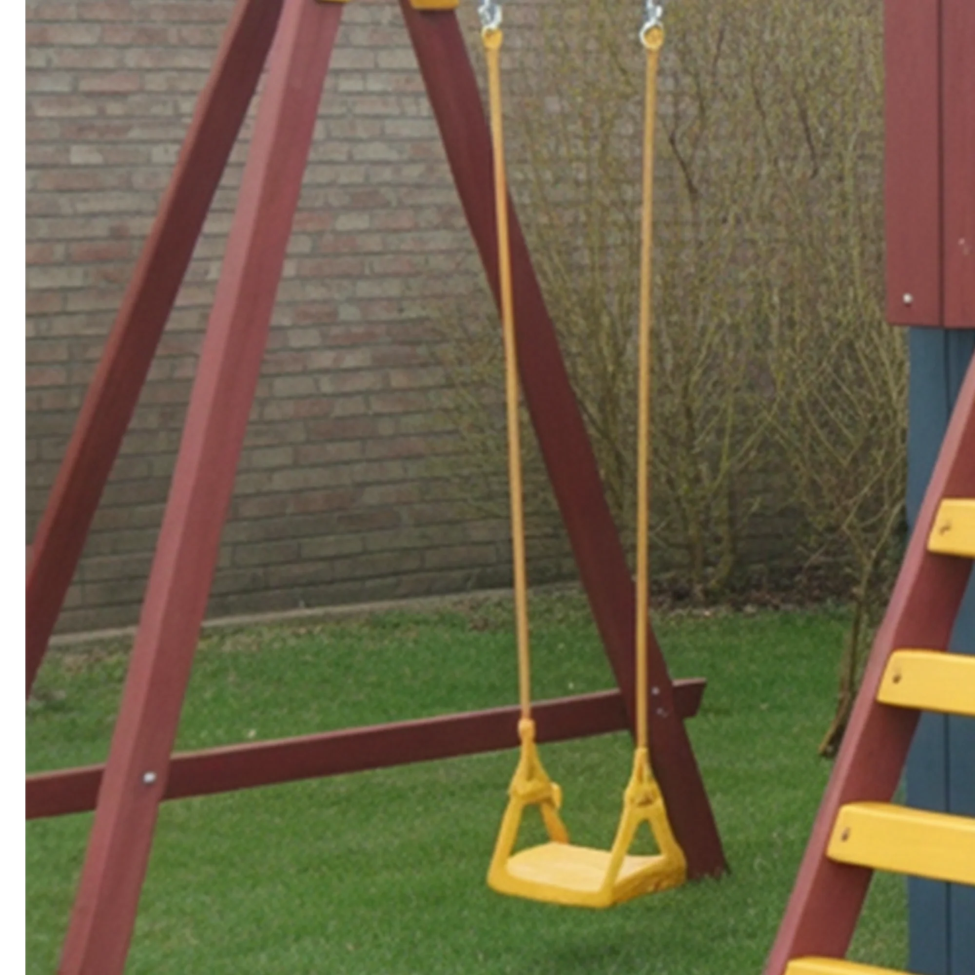 Wooden Castle Playhouse with Slide & Swings | Durable Outdoor Playground Tower for Kids Adventure