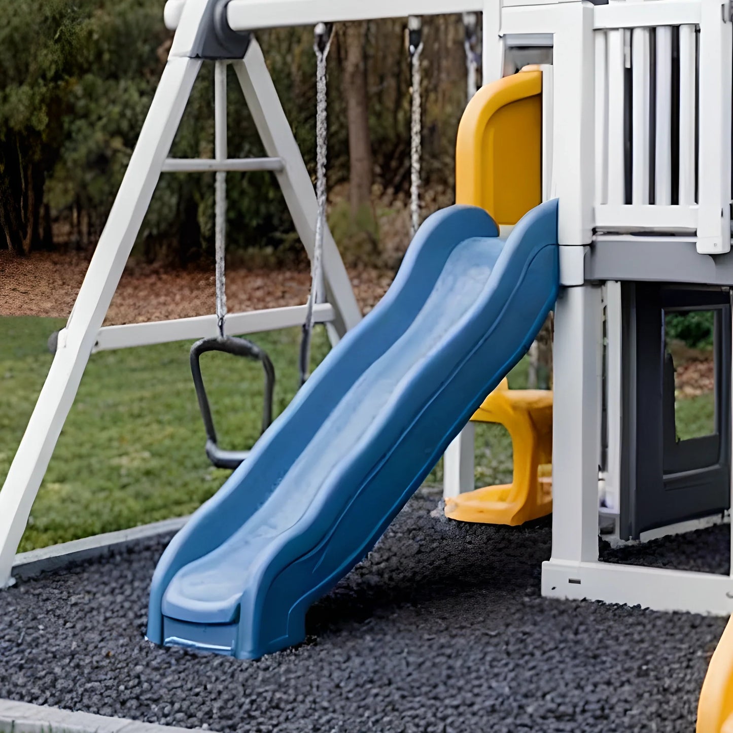 Large Outdoor Swing Set for Kids – Safe Backyard Playground with Slides & Playhouse