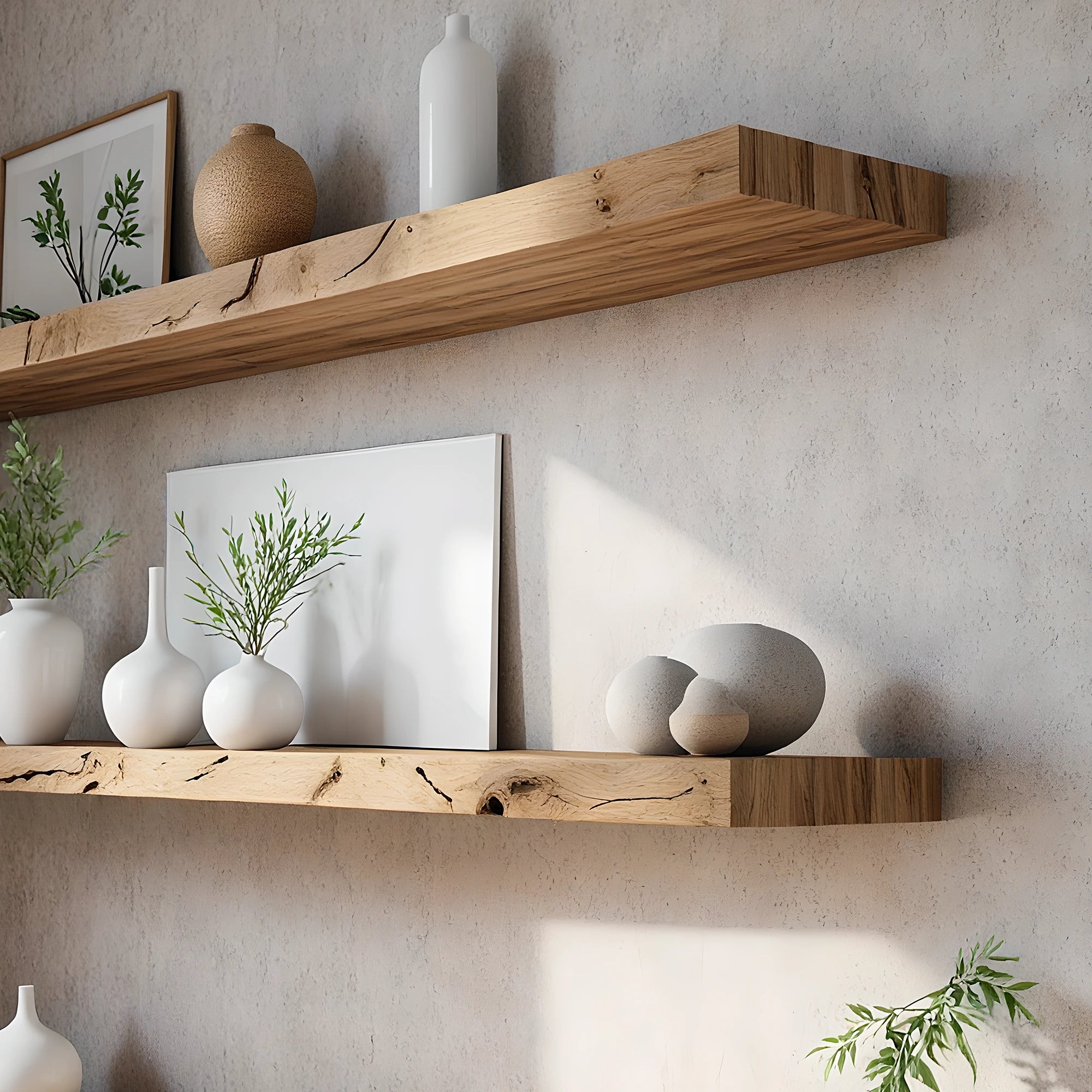 Bookshelf, wall shelf, rustic wooden bookshelf 