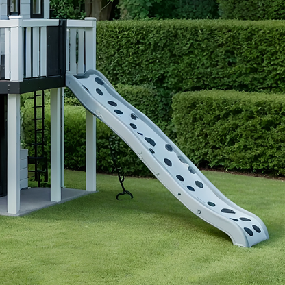 Wooden Swing Set with Double Slides & Swings – Outdoor Playground for Kids