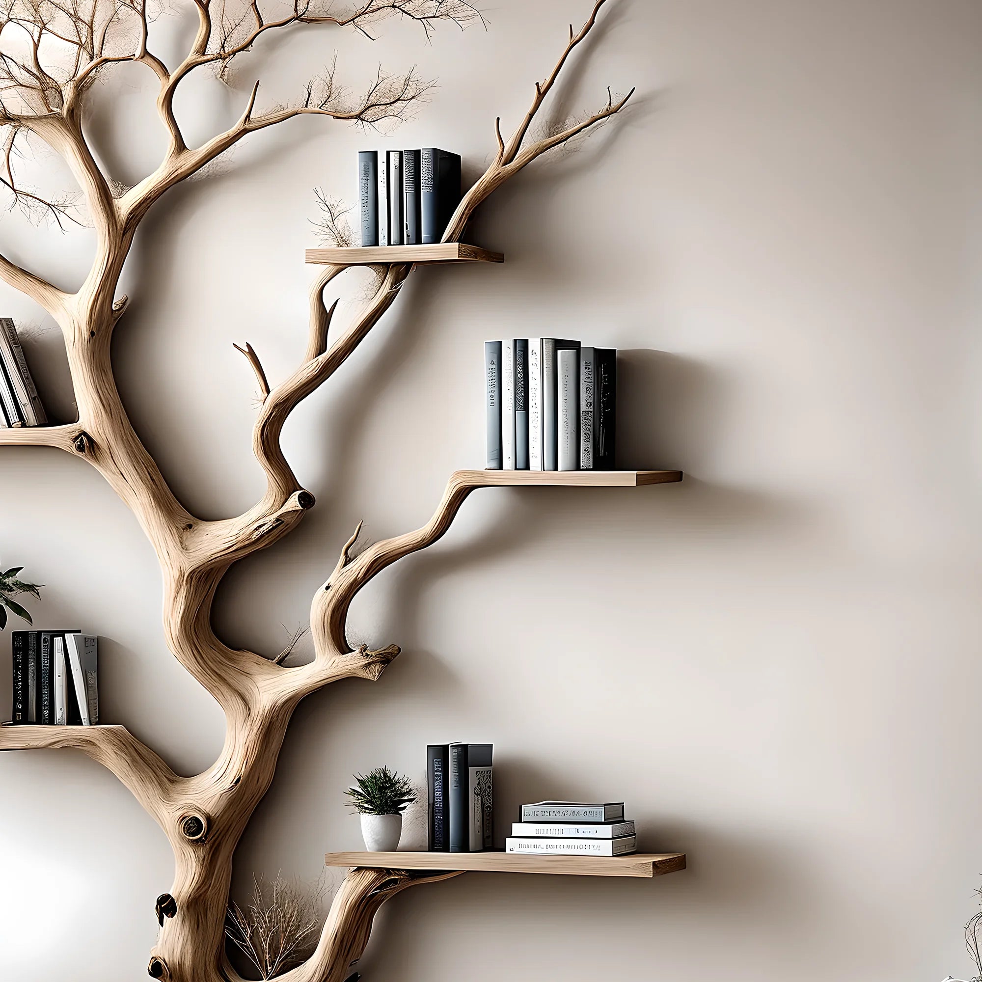 Wall corner shelves, decorative bookshelves 