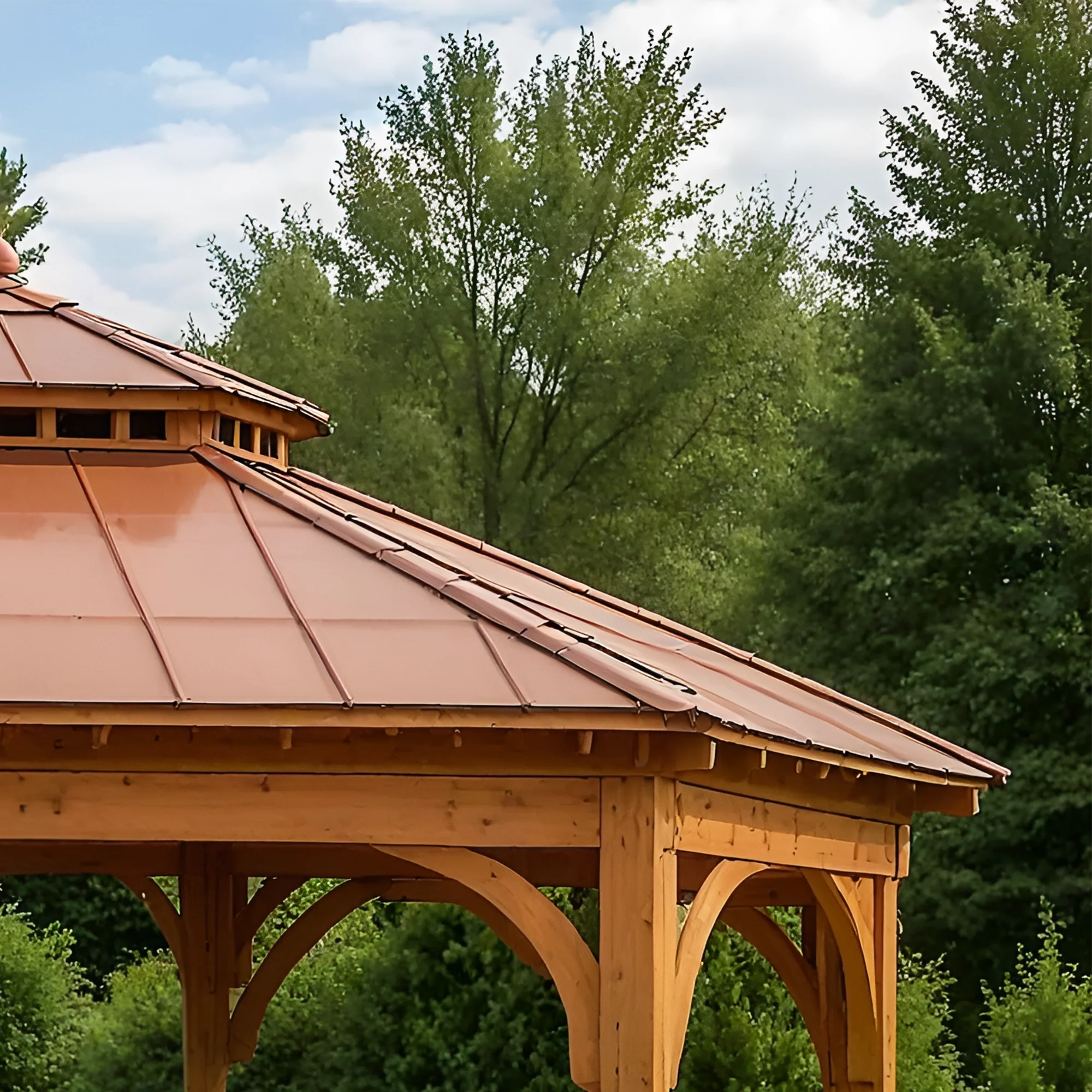 12x12 Wooden Gazebo with Privacy Walls & Roof | Outdoor Pavilion for Garden, Patio & Backyard