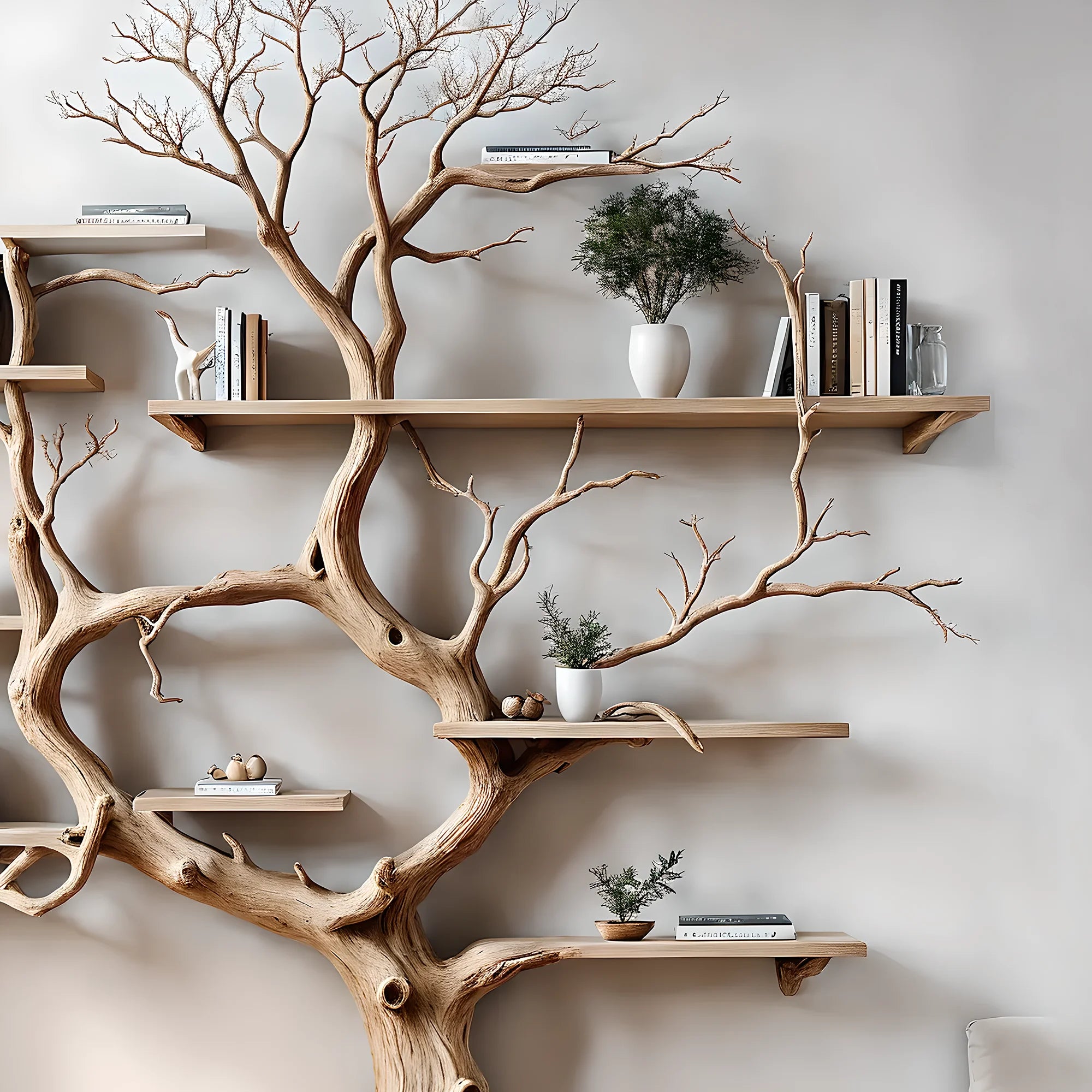 Tree-shaped souvenir display shelf, bookshelf, home decoration bookshelf, children's room decoration 