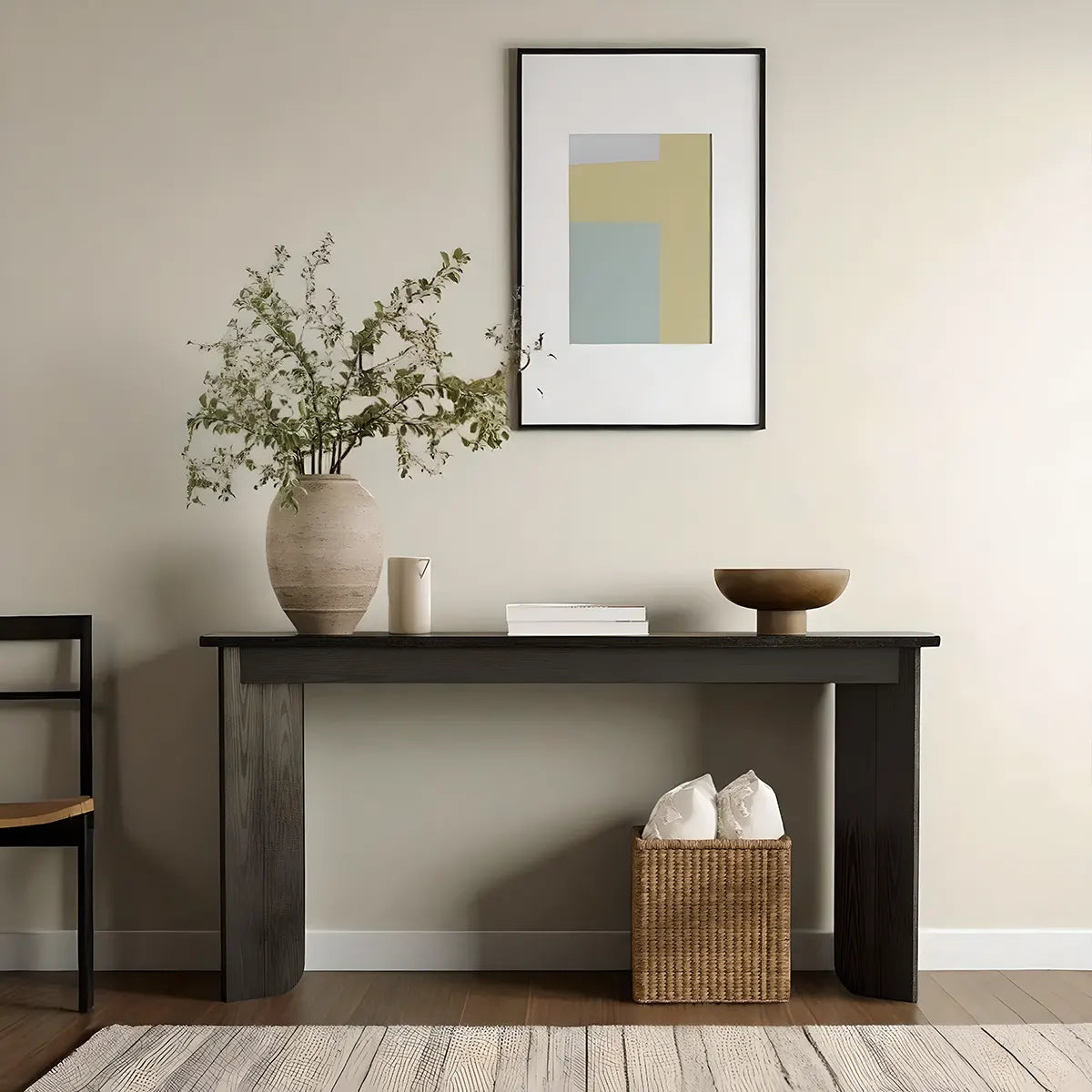 70.9″ Extra Long Console Table – Sofa Back Design, Multi-Color, Industrial Style 