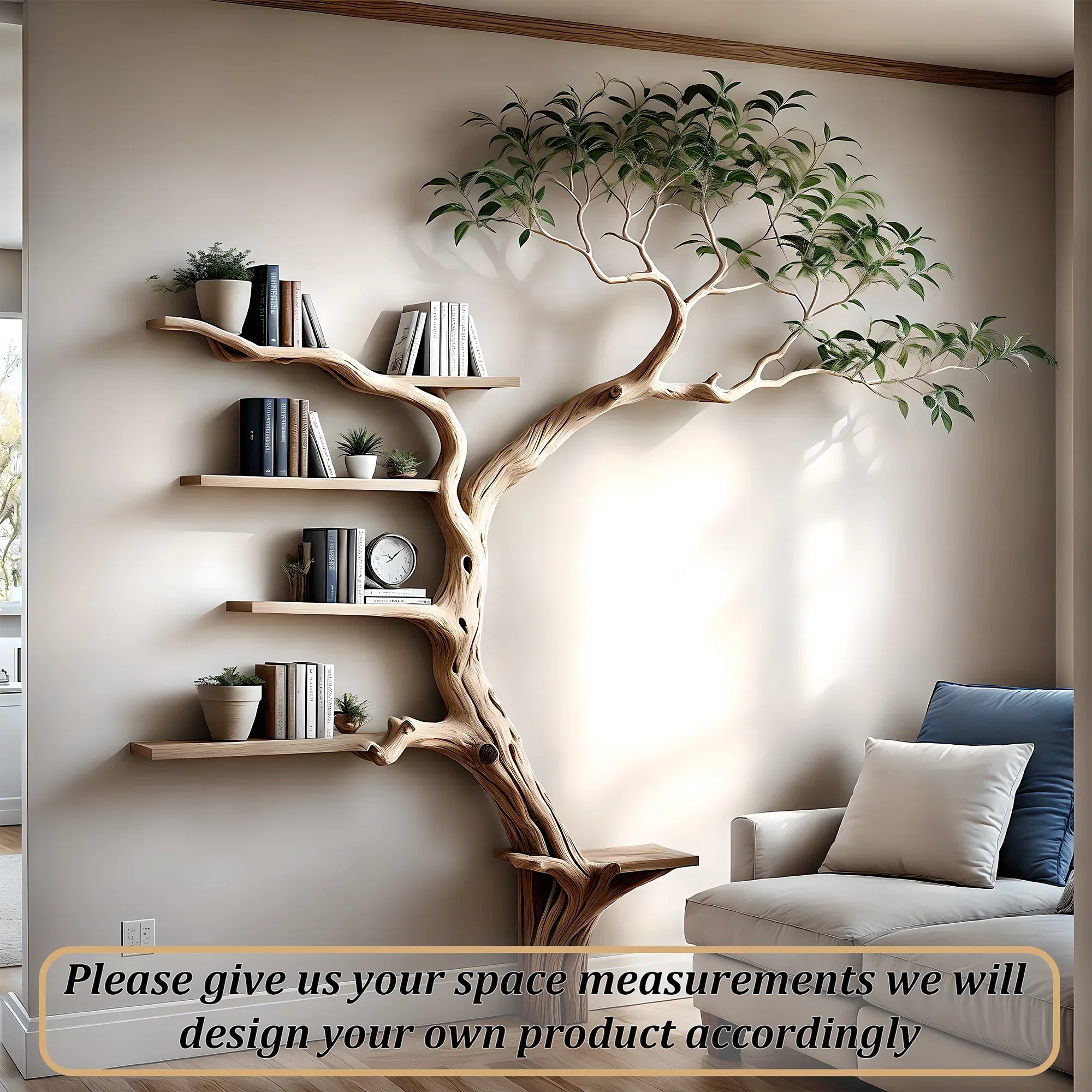 Children's bookcases, wall-mounted decorative bookcases 