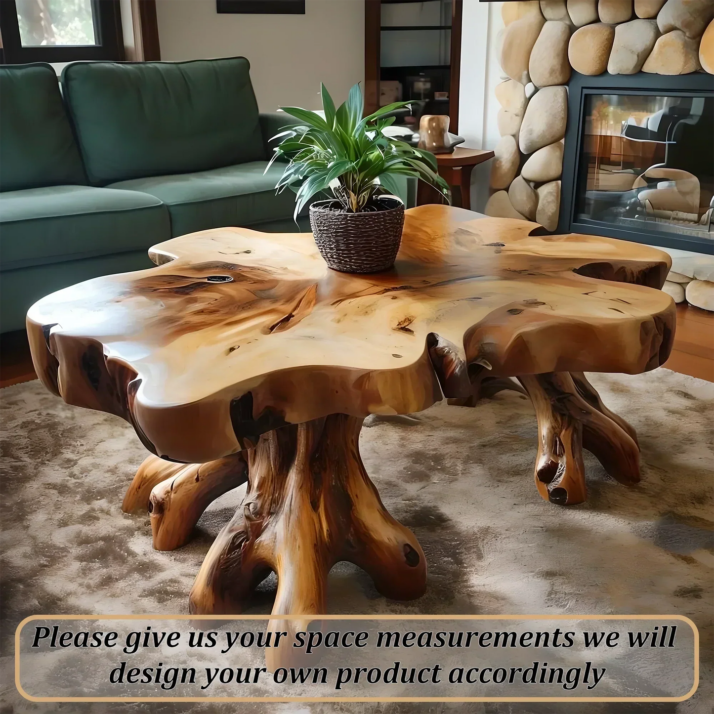 Classic Solid Wood Coffee Table - Timeless Design 