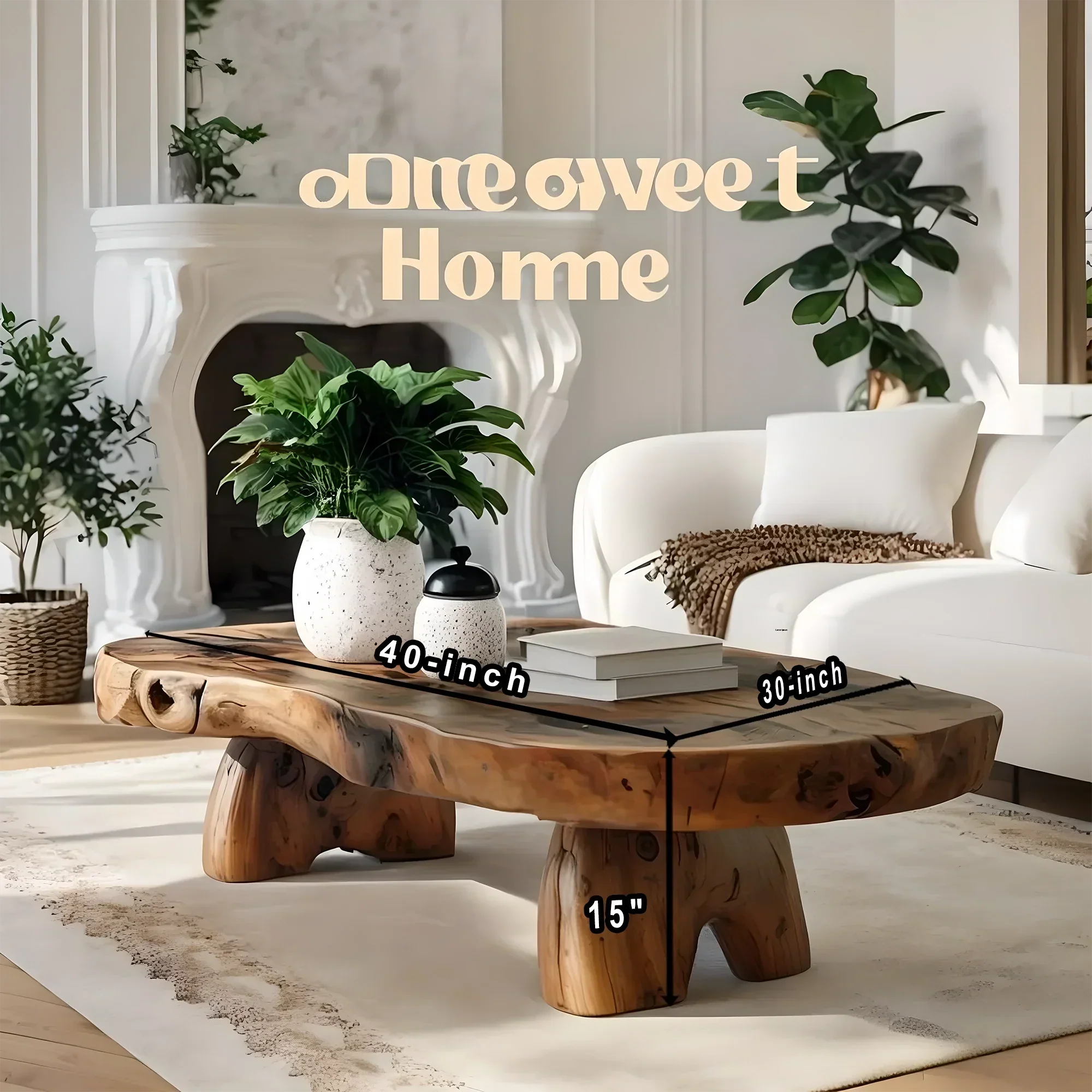 Handcrafted coffee table, modern driftwood coffee table, 