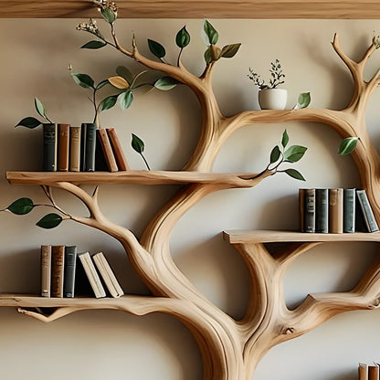 Handmade Branch Bookshelf – Stylish and Practical 