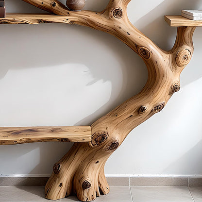 Handmade Wooden Tree Bookshelf – Organize with Style 