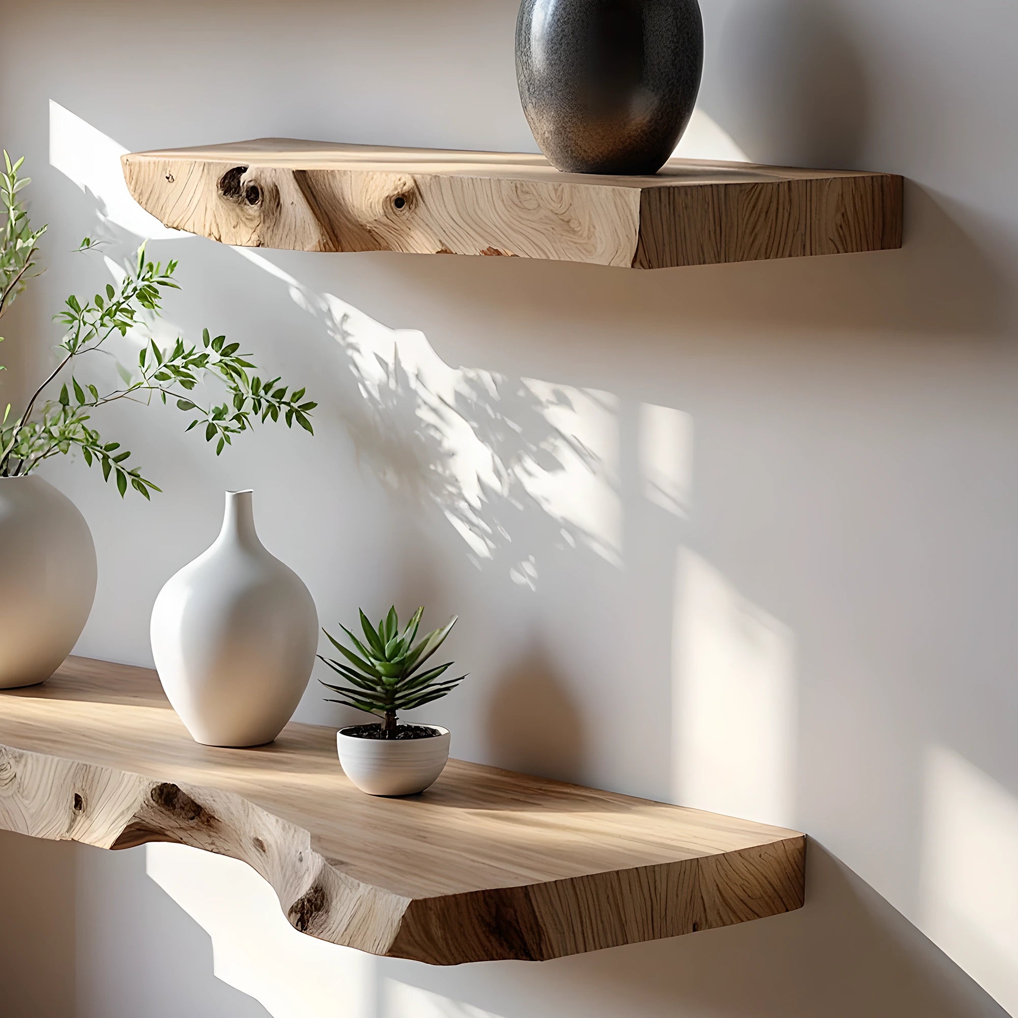 Living edge shelves, souvenir display shelves, home decoration shelves 