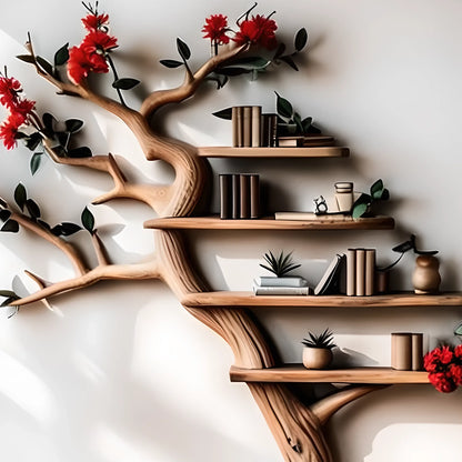 Living room decorative bookshelf design combines classic and modern 