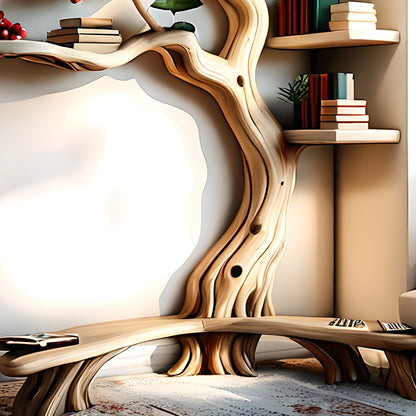 living room decorative bookshelf, library bookshelf 