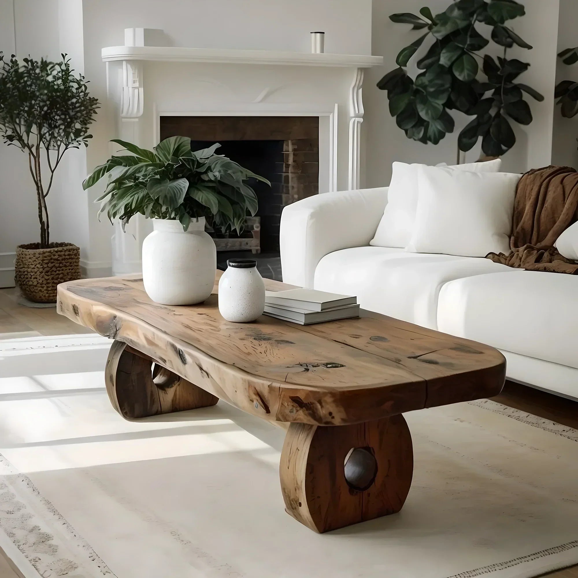 New generation solid wood coffee table 