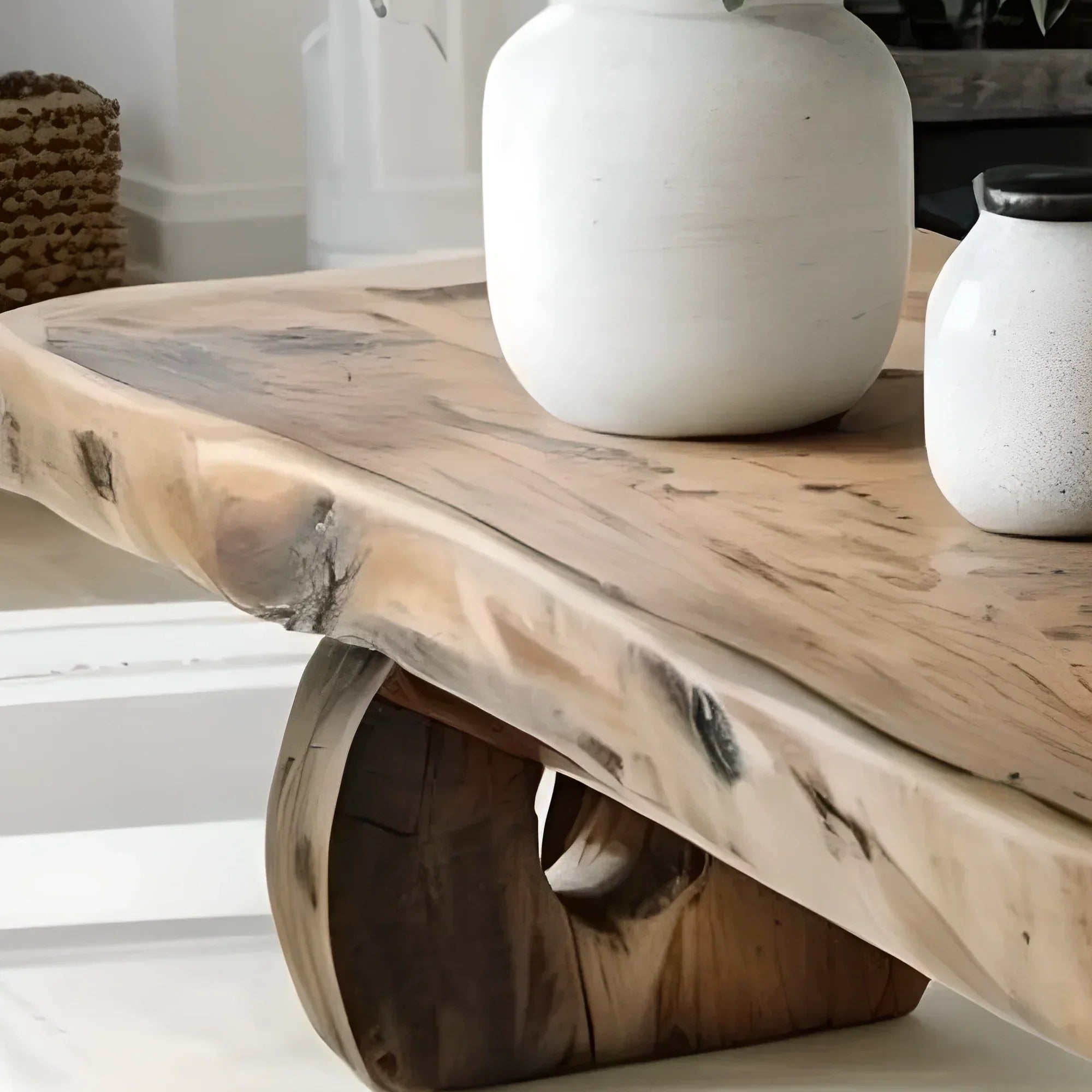 New generation solid wood coffee table 