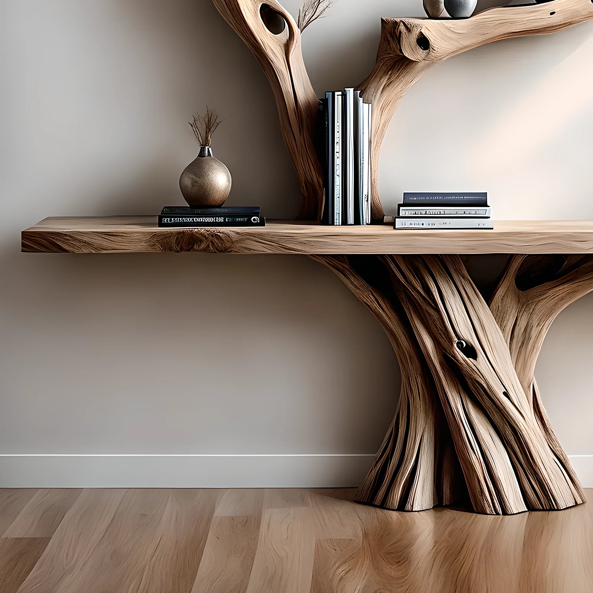 Reading table, children's study table, tree-shaped decorative table 