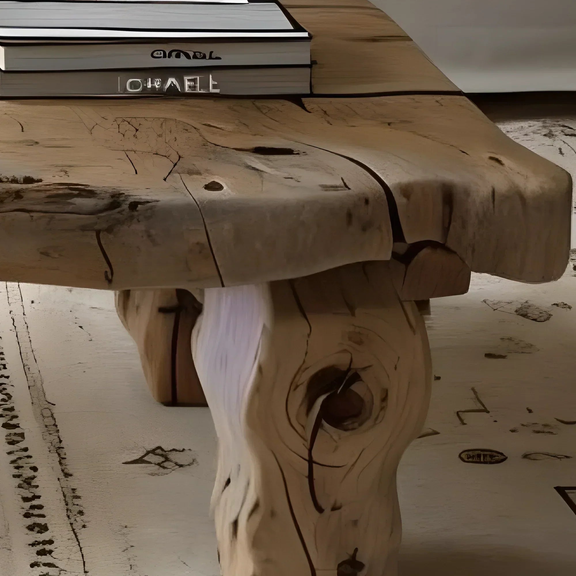 rustic coffee table, driftwood coffee table 