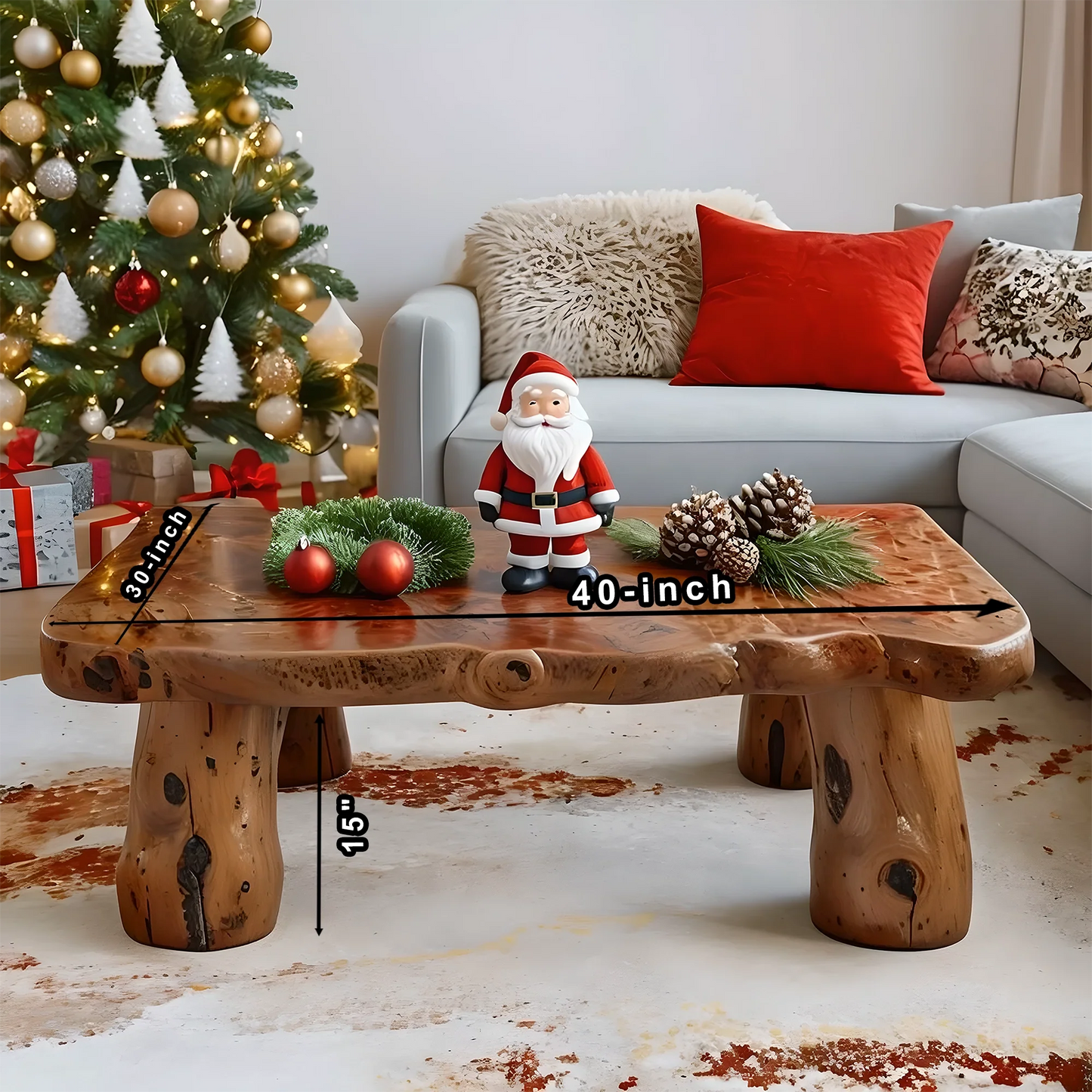 Rustic wooden tables, decorative tables, sofa tables 