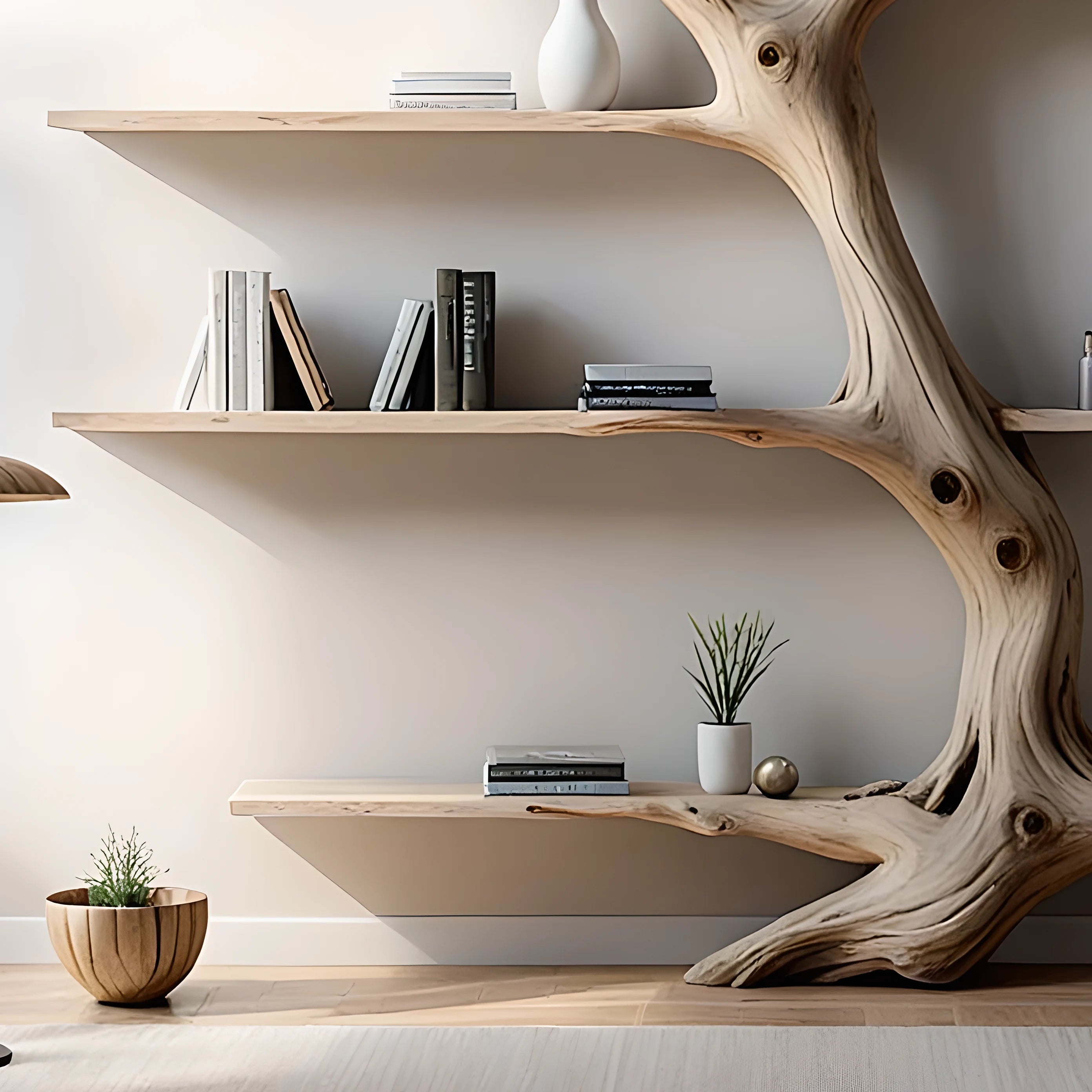 Tree branch bookshelf solid wood christmas tree bookcase mid century bookcase nursery bookshelf christmas gifts. 