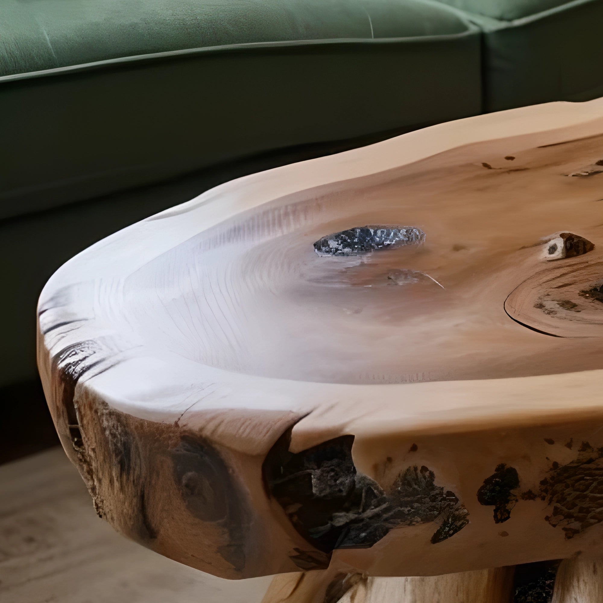 Handmade coffee table, modern driftwood coffee table 