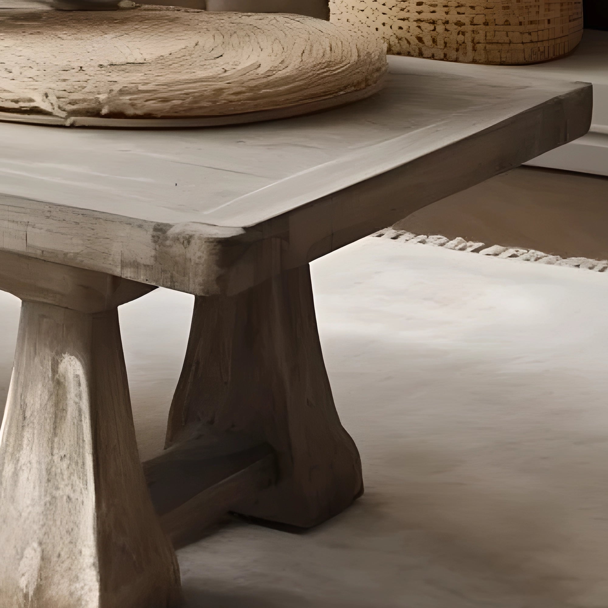 Ash wood coffee table, new generation table