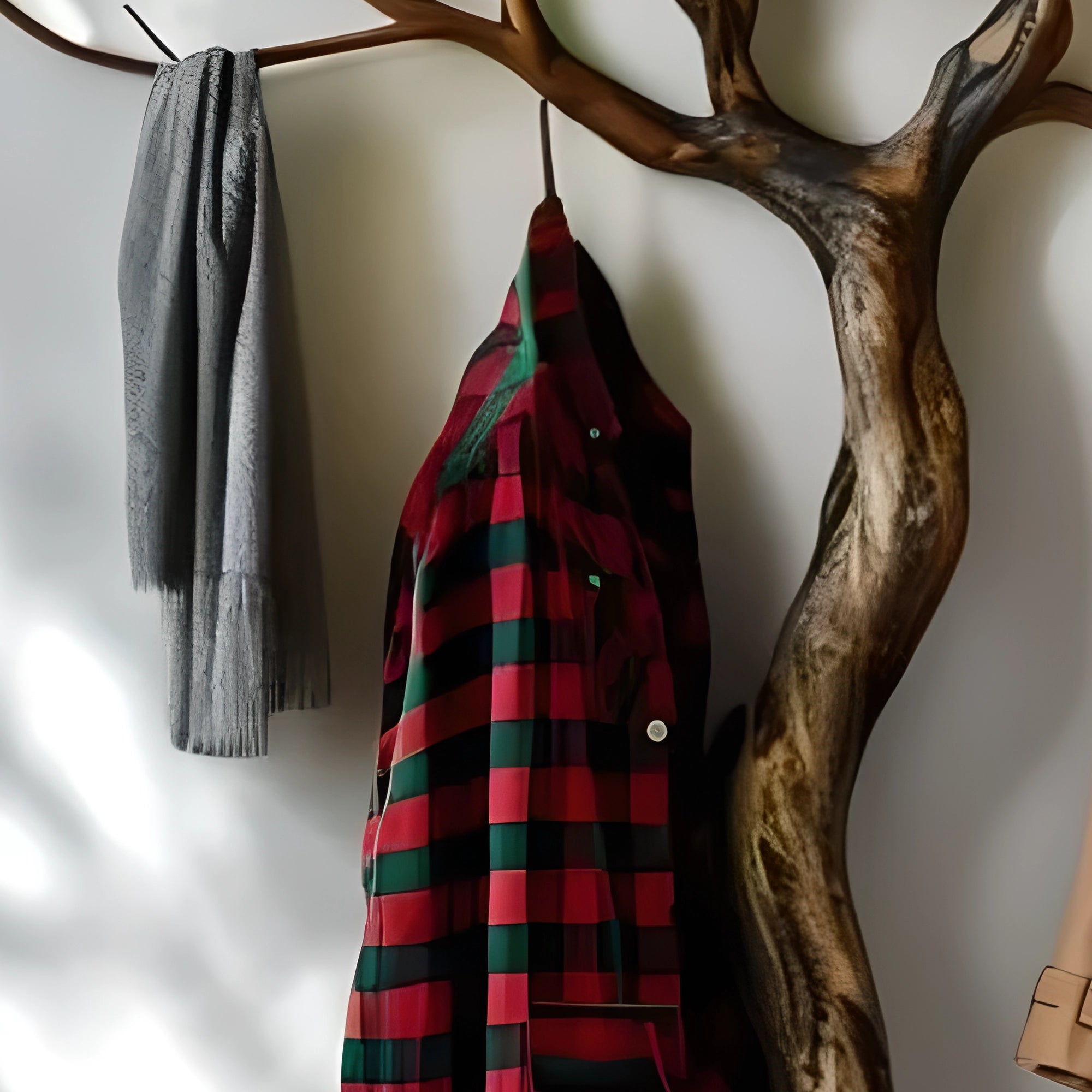 Coat racks, hat racks, book bag hooks made of solid wood 