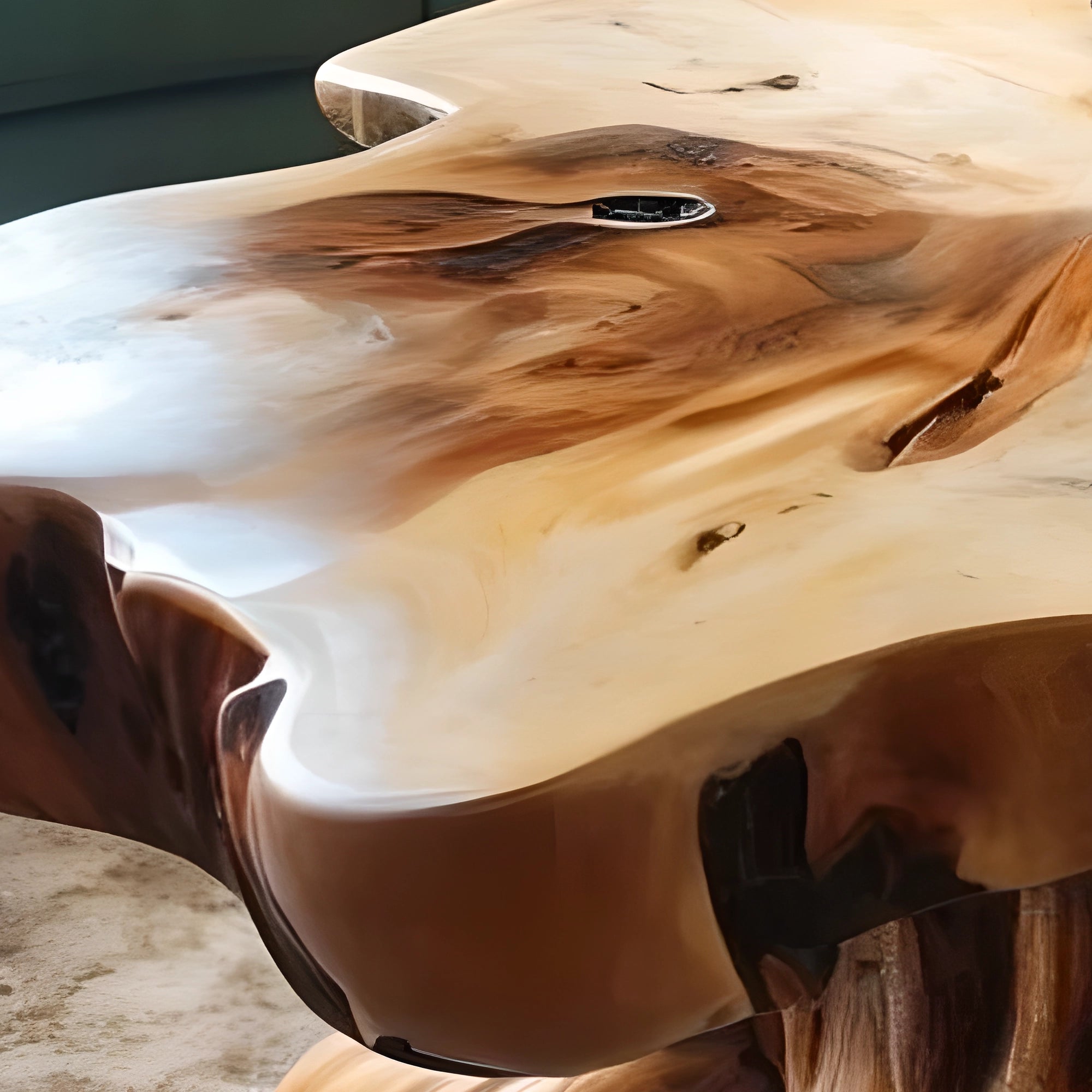 Classic Solid Wood Coffee Table - Timeless Design