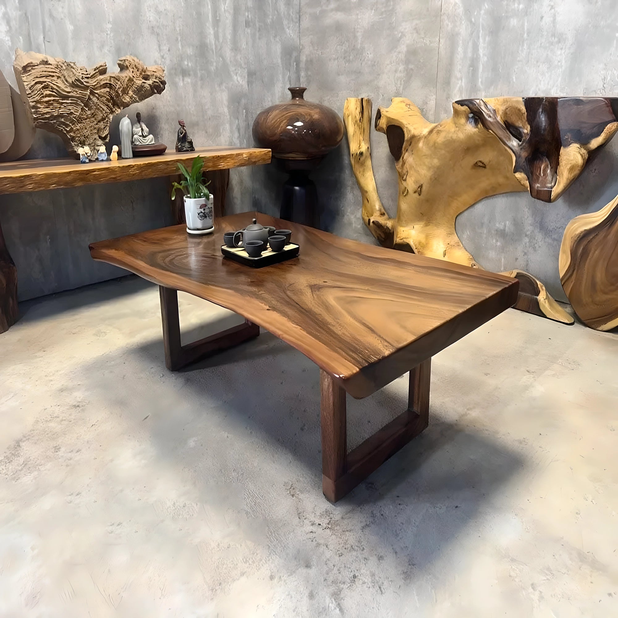 Family coffee table, tea table for 2 people 