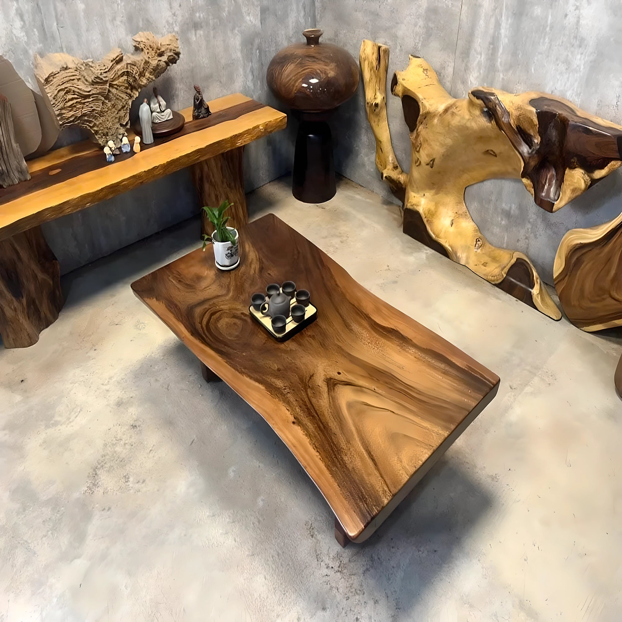 Family coffee table, tea table for 2 people 