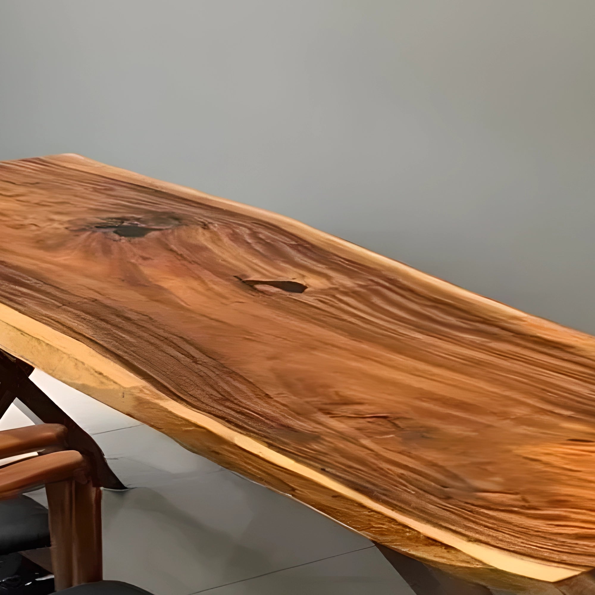 Solid wood dining table, living room tea table 