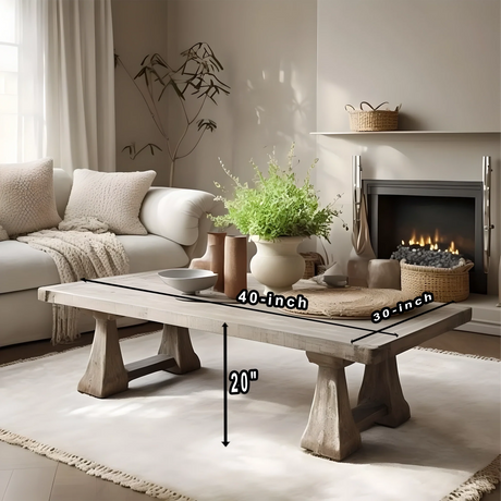 Ash wood coffee table, new generation table 
