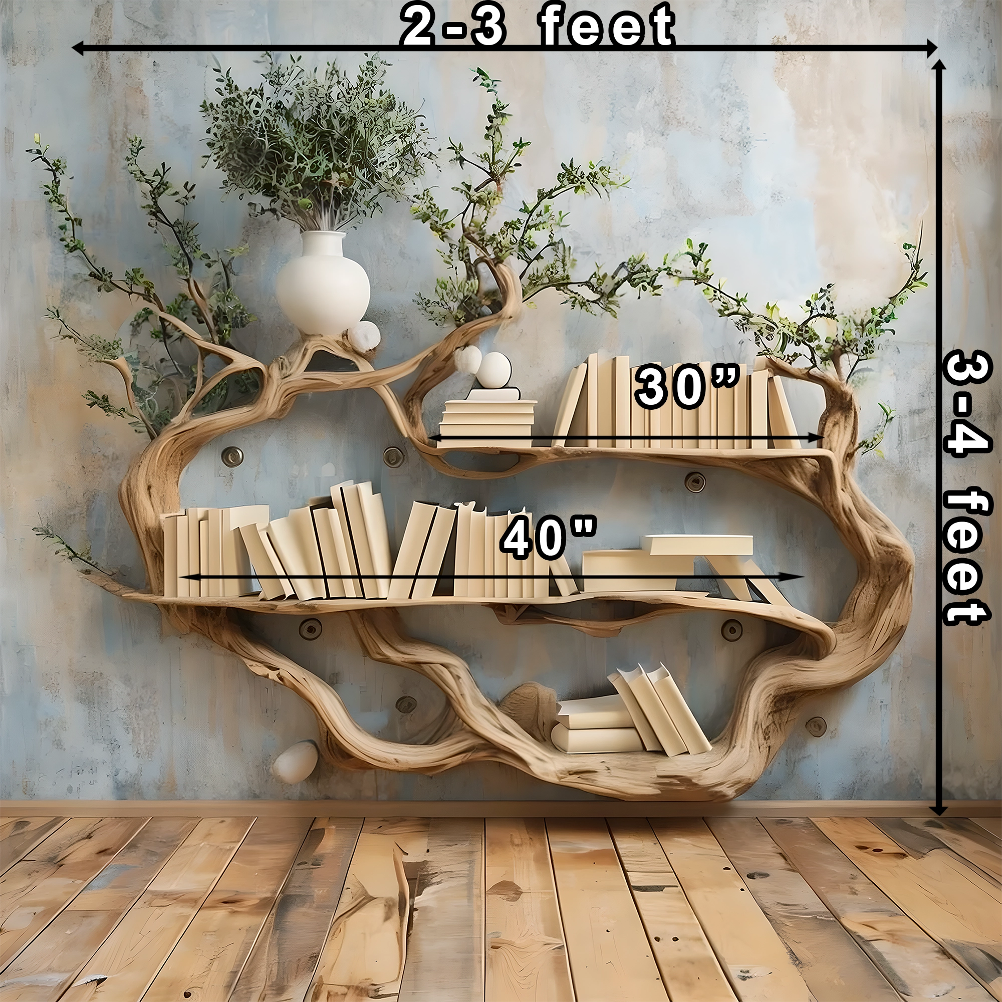 Wall shelves, book shelves, decorative shelves 